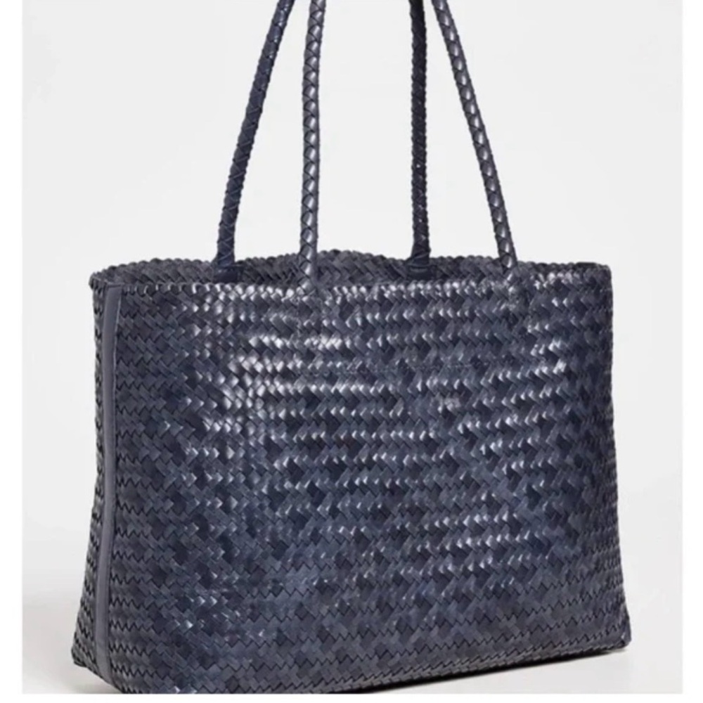 NWT MADEWELL NAVY woven tote